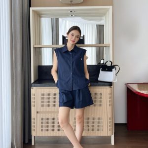 Luxury High Quality Ralph Lauren Linen Sleeveless