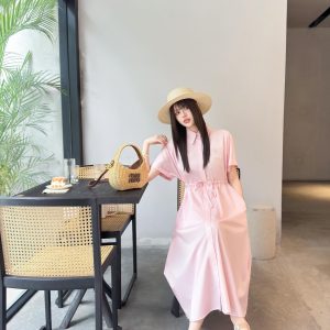 High Quality Luxury Miu Miu Cotton Dress
