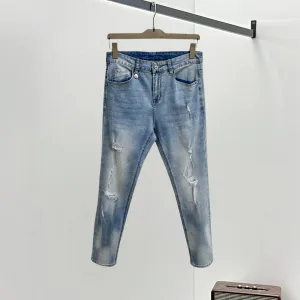 Luxury Designer Versace Denim Jeans For Summer