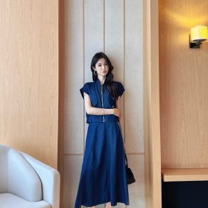 High Quality Designer Dior Jacquard Midi Skirt