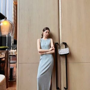 1:1 Loewe Leather Dresses