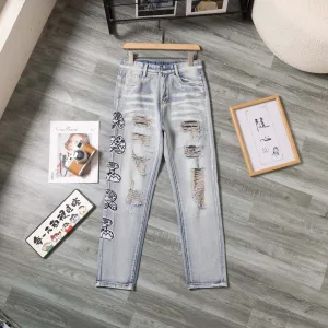 Super Clone Luxury Emil Jeans Red Denim
