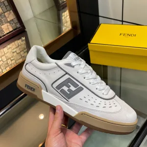 Super Clone Fendi Sneakers Silk Rubber Exquisite Workmanship High-End Quality