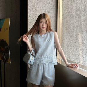 Aaa Luxury Prada Cotton Sleeveless For Summer