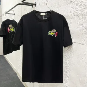 High Quality Gucci Short Sleeves Red Cotton Pure
