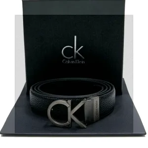 Luxury Designer Calvin Klein Belt Red Genuine Leather Easy To Match
