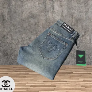 Designer Prada Cotton Jeans For Fall