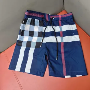 AAA Designer Burberry Quick-Drying Pants Blue Woven Fabric Spring Summer