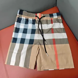 High Quality Burberry Quick-Drying Pants Color Woven Fabric Spring Summer