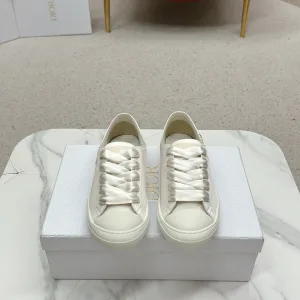 Super Clone Dior Sneakers Red Genuine Leather Mesh Rubber Pu Outsole Tpu Satin Lace