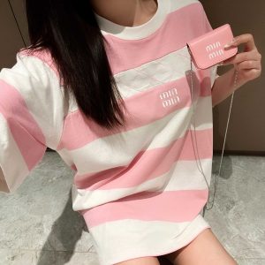 Luxury Miu Miu Short Sleeves