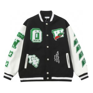 Designer 1:1 Off-White Cotton Baseball Uniform