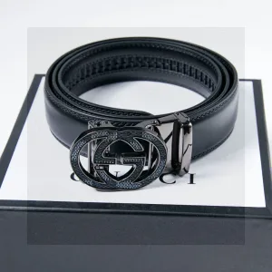 Reps AAA Gucci Belt Ash Male Genuine Leather Top-Grain Cowhide