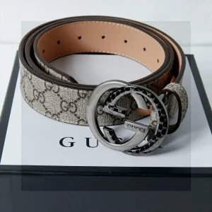Designer High Quality Gucci Belt Red Understated Luxury