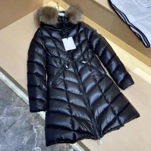 High Quality Luxury Monk Down Jacket Red Goose Duck Nylon Fabric
