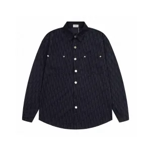 AAA Designer Dior Shirts Blue