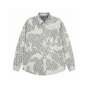 AAA Dior Shirts Ash Denim