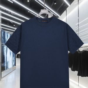 High Quality Luxury Louis Vuitton Jacquard Short Sleeves For Spring