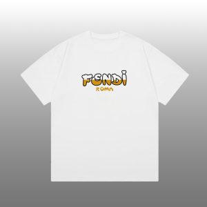 Designer Fendi Short-Sleeved T-Shirt
