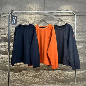 Luxury Salomon Sweatshirt Orange Gore-Tex Windstopper Woven Fabric Professional Outdoor