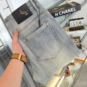 Luxury Saint Laurent Denim Jeans For Spring