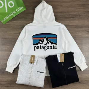 Luxury Patagonia Hoodies Red Straight Shoulders