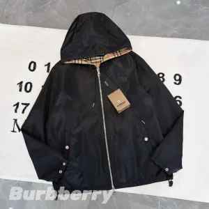 Luxury Burberry Outerwear Ash Polyester Fiber