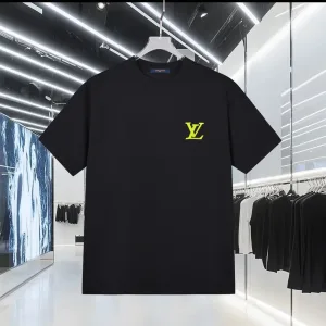 Reps Louis Vuitton Short-Sleeved T-Shirt Ash Cotton