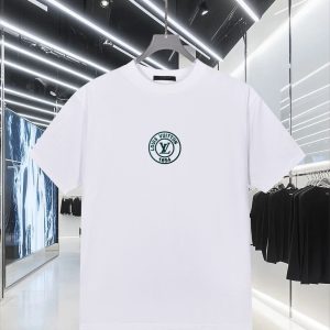Designer Louis Vuitton Cotton Short-Sleeved T-Shirt