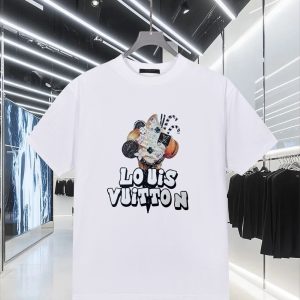 High Quality Designer Louis Vuitton Cotton Short-Sleeved T-Shirt