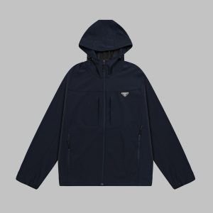 Luxury High Quality Prada Waterproof Fabric Coat For Autumn