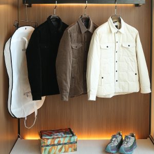 High Quality Designer Moncler Corduroy Down Jacket For Winter