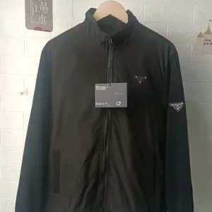 High Quality Reps Prada Coat Black Sophistication Spring Autumn Early