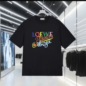 Super Clone Reps Loewe Short-Sleeved T-Shirt Ash