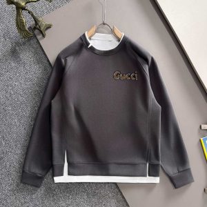 Luxury Aaa Gucci Cotton Long-Sleeved Sweatshirt