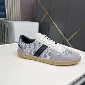 High Quality Dior Sneakers Ash Silk Suede Pu Outsole Tpu