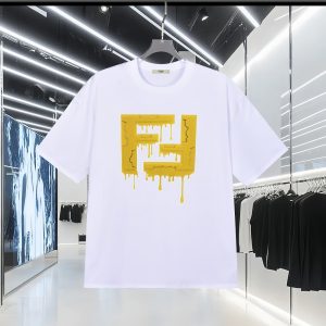 High Quality Luxury Fendi Short-Sleeved T-Shirt