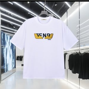 High Quality Fendi Jacquard Short-Sleeved T-Shirt