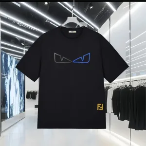 Luxury AAA Fendi Short-Sleeved T-Shirt Ash