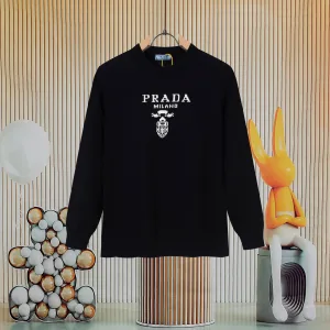 Super Clone Prada Sweater Blue Wool