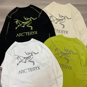 Reps Archaeopteryx Long-Sleeved T-Shirt Red Knitted Fabric Autumn Winter Zippered Pocket