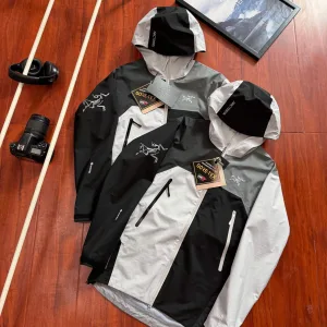 Reps Super Clone Archaeopteryx Long-Sleeved Shirt Red Gore-Tex Professional Outdoor Embroidery Patch Color Blocking