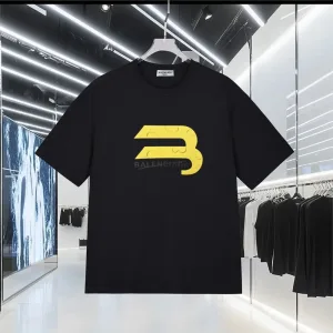 Designer Balenciaga Short-Sleeved Shirt Ash