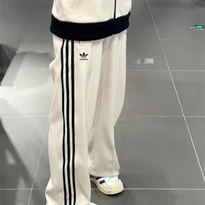 Reps Adidas Casual Trousers Red Jacquard Autumn Winter Early