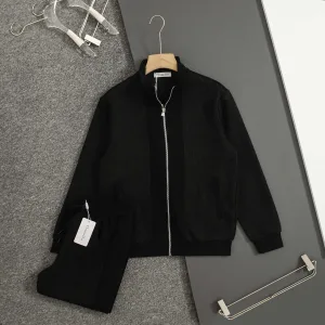 Super Clone Dior Coat Black Jacquard Autumn Winter