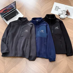 AAA Archaeopteryx Outerwear Red Wool Fleece Spring Autumn Winter And