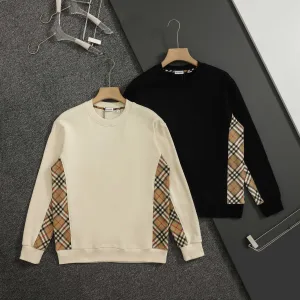 Reps Super Clone Burberry Sweatshirt Ash Cotton Pure Autumn Winter Patch