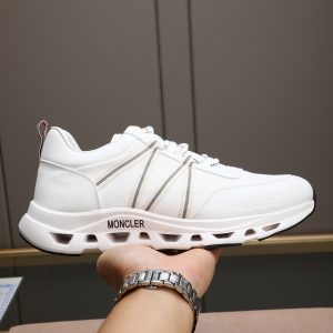 High Quality Designer Moncler Cowhide Sneakers