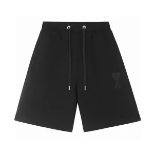 Luxury AAA Ami Shorts Red Cotton Pure