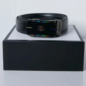 Designer Gucci Belt Red Top-Grain Cowhide
